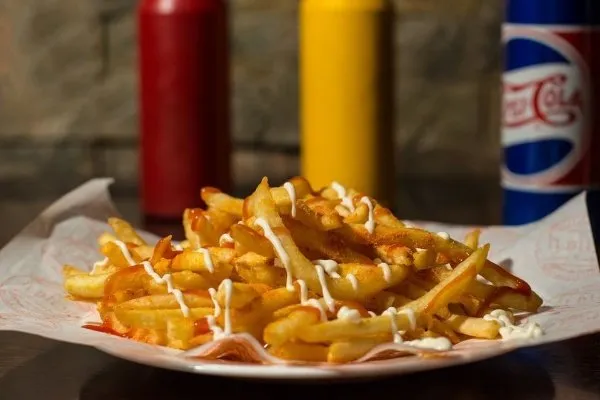 Fries Packet with Mozzarella Cheese - Abou Anas El Soury